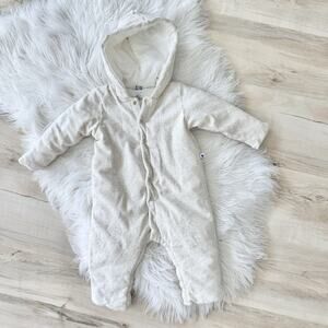 petit bateau Baby Padded 1 piece jumper Hooded 12 Months Neutral